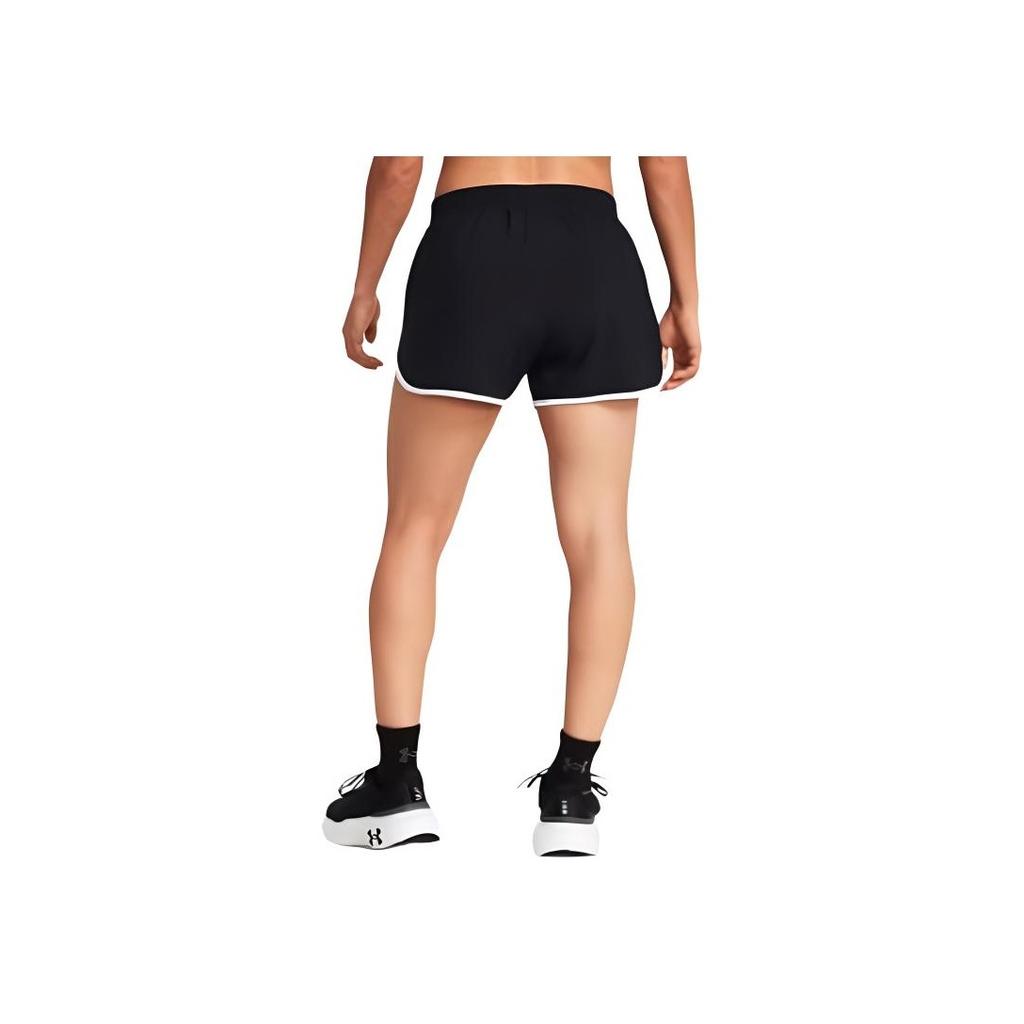 Under Armour Comfortable Elastic Waistband Shorts With Built-In Liner Women Shorts Black 1383166-001