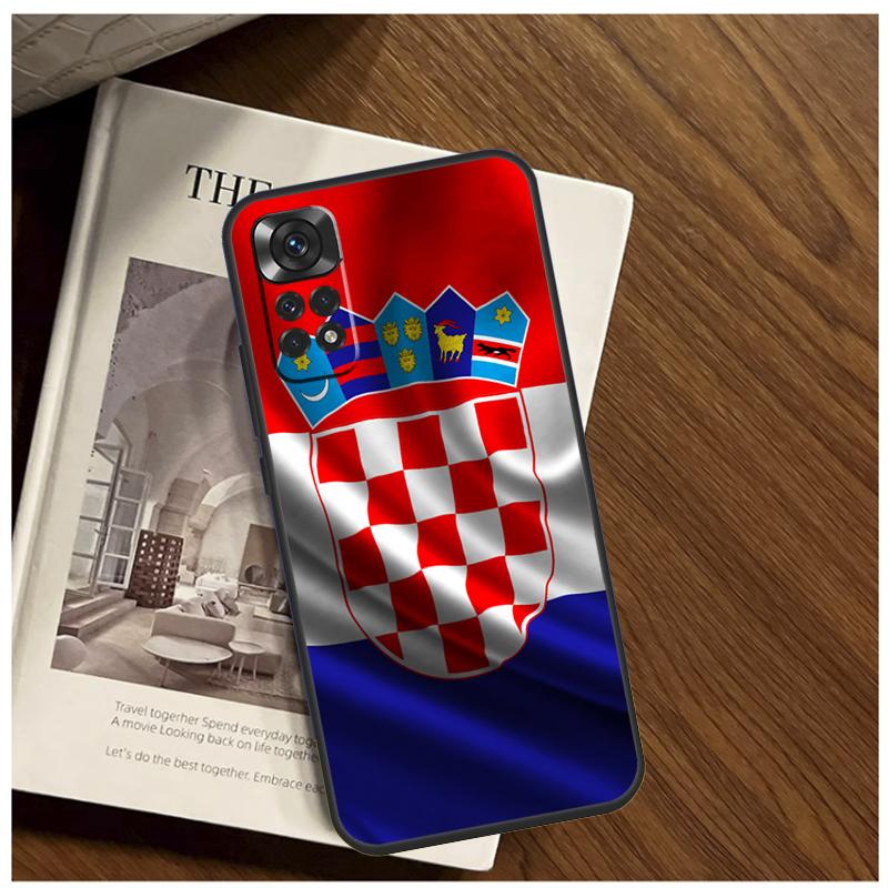 Чехол-футляр с гербом и флагом Хорватии для Xiaomi Redmi Note 14 13 9 10 11 12 15 Pro Plus Чехол для Redmi 15 C 13C 12C 10C 14C