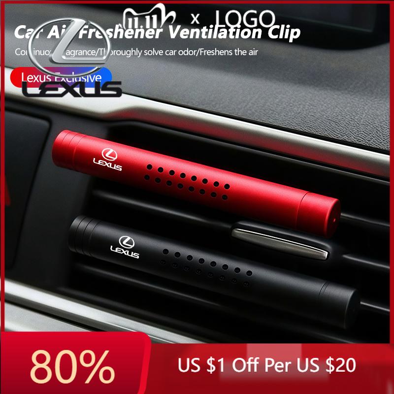 ZAG1 2026 Hot Interior Stickers Car Air Freshener Ventilation Clip Auto Interior Perfume For Lexus RX300 IS200 IS250 ES350 Ct200h UX2
