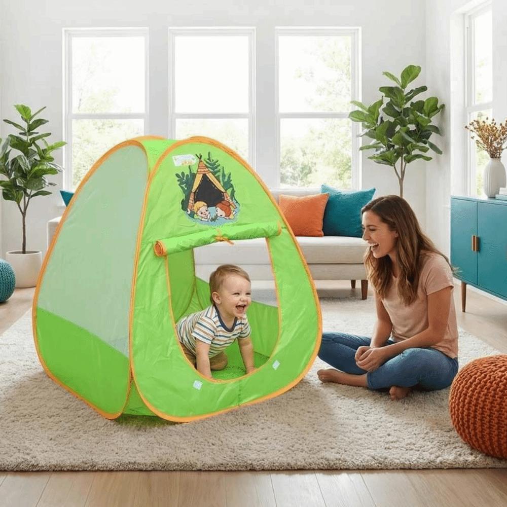 Toy Houses Children's Green Tent Princess Houses Foldable Toy Tents Indoor Outdoor