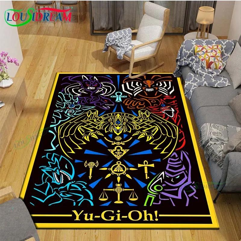 3D Famous Card Games Y-Yu-Gi-Oh  Carpet for Living Room Home Sofa Decoration,Children Game Decor Floor Mat Yoga Mat Large Carpet