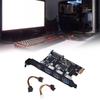 4-портовая PCI-E на 1x Type-C 3x Type-A USB3.0 4-портовая PCI-Express гостевая карта с внутренним 19-контактным разъемом