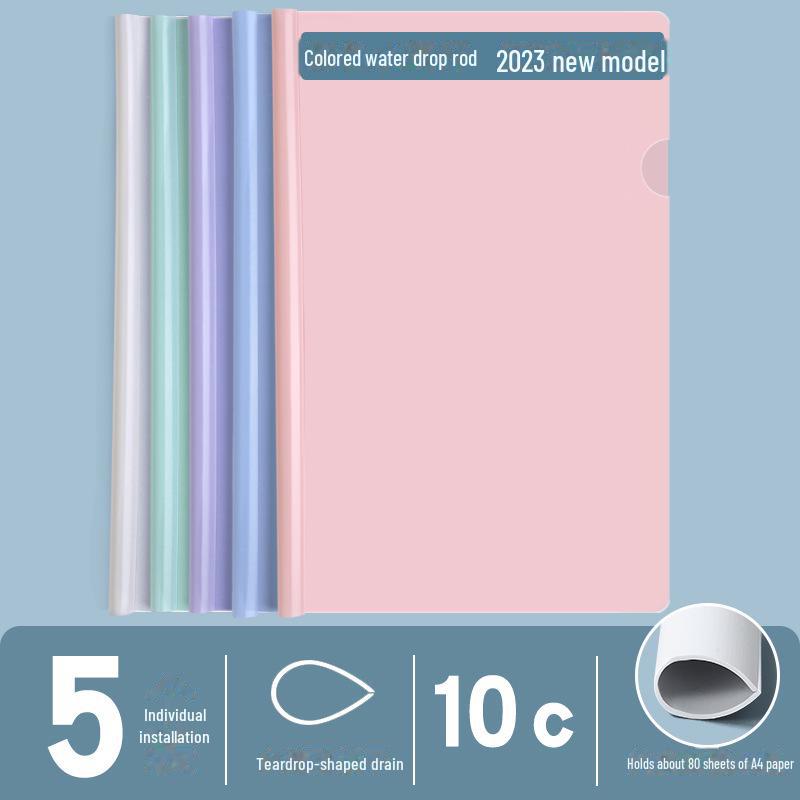 Зажим-скоба для хранения и сортировки документов Morandi формата А4 для резюме и отчетов