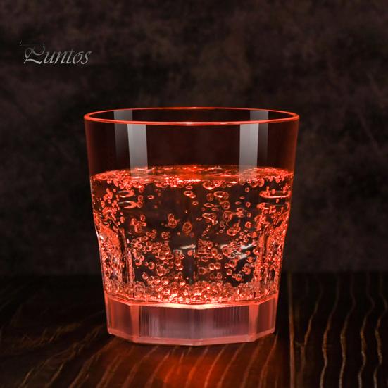 1/6 шт. светящиеся стопки со светодиодной подсветкой, бокалы для виски для вечеринки, светящиеся в темноте стопки, многоразовая посуда для напитков на день рождения, Рождество, свадьбу