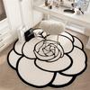 Tea Flower Carpet Luxury Area Rug Living Room Bedroom Floor Mat Office Chair Pad Dressing Room Study Decorative Carpet