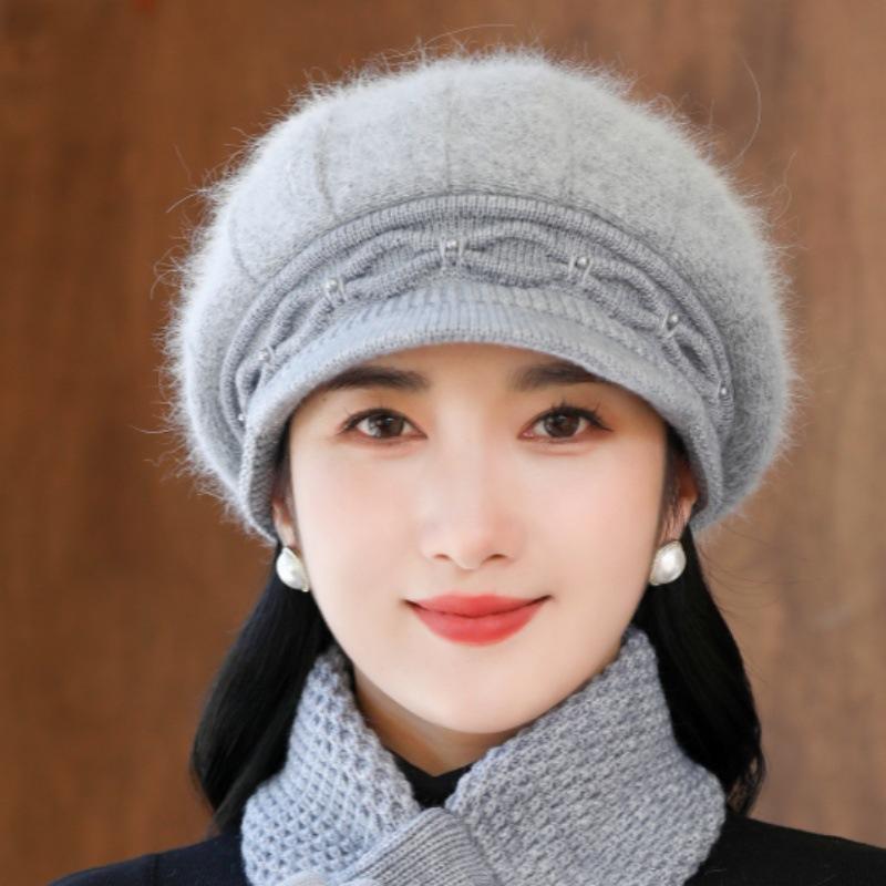 Winter Hat Women's Fashion ,Chic Knit Beret for Women Breathable & Stretchy, Perfect for Autumn & Winter