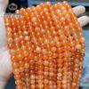 Jinde Jewelry Оранжевый халцедон и имитация красного авантюрина круглые бусины для браслетов DIY