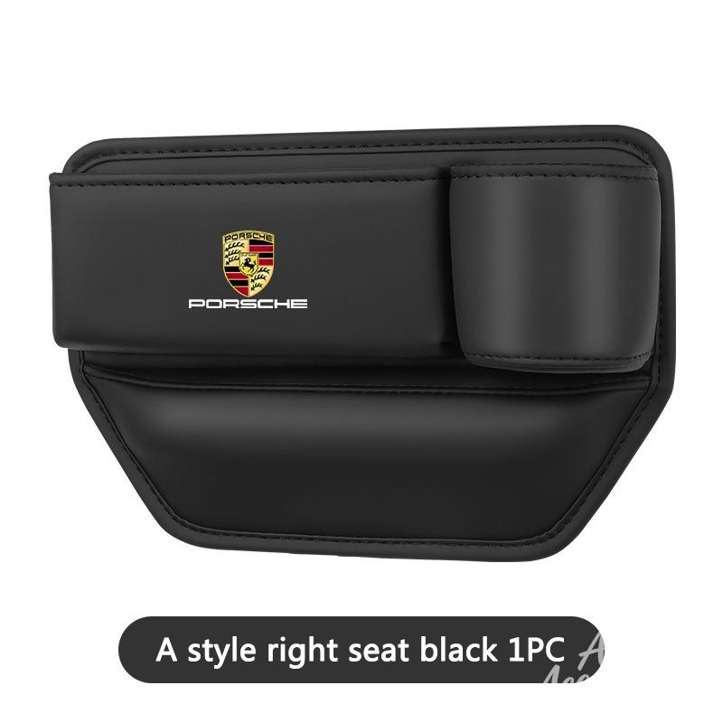 AFUHD1 Car Seat Gap Organizer Console Crevice Side Storage Box Gap Filler For Porsche Boxster Cayman Cayenne 911 Macan Panamera Styling