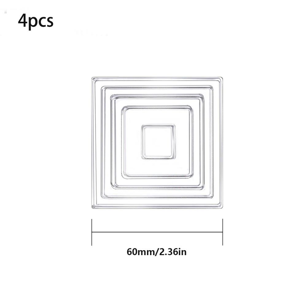 4pcs Portable Self Adhesive Furniture Pads Shock-Absorbent Multi-functional Feet Pad Non-Slip Ccutting board feet Appliances