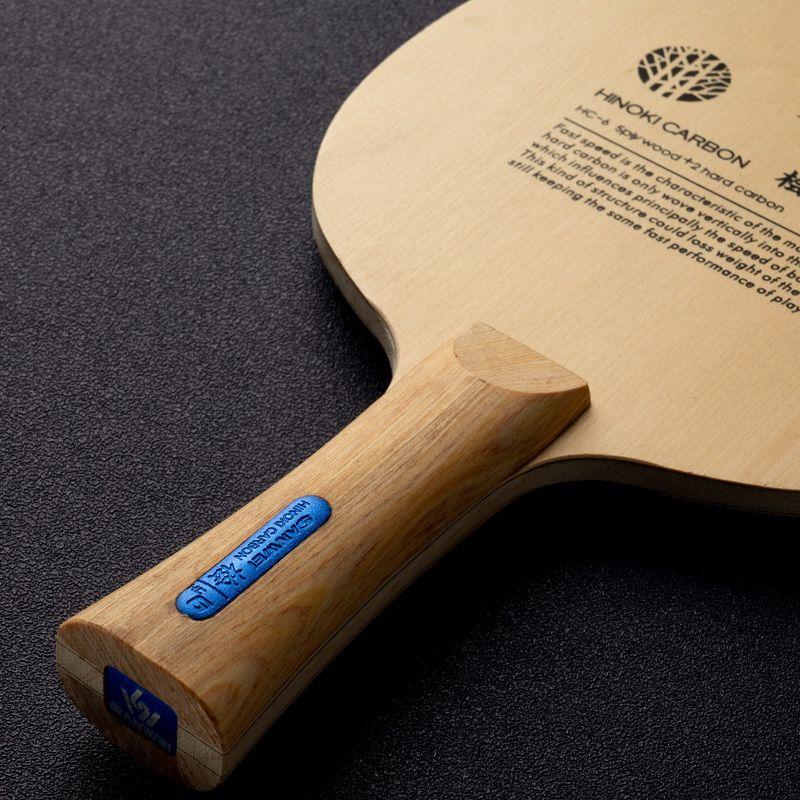 Original SANWEI HC6S Hino-Carbon Table Tennis Blade Racket (HINOKI CARBON OFF+) HC-6S Ping Pong Bat Paddle