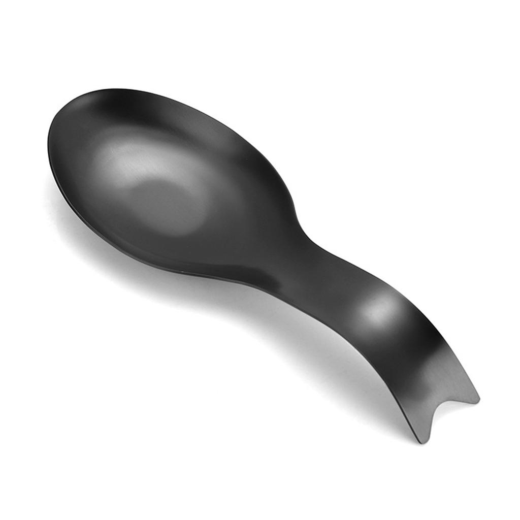 Dinnerware Heavy Duty Stainless Steel Spoon Rest Tableware Rack Spatula Stand Ladle Holder
