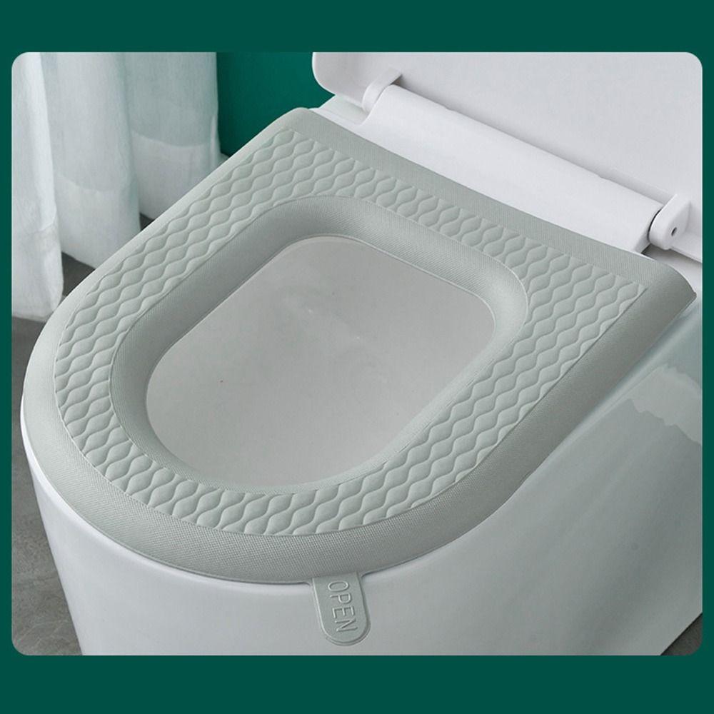 Household Silicone Reusable Toilet Cover Bathroom Accessories Toilet Seat Cushion Toilet Seat Pad