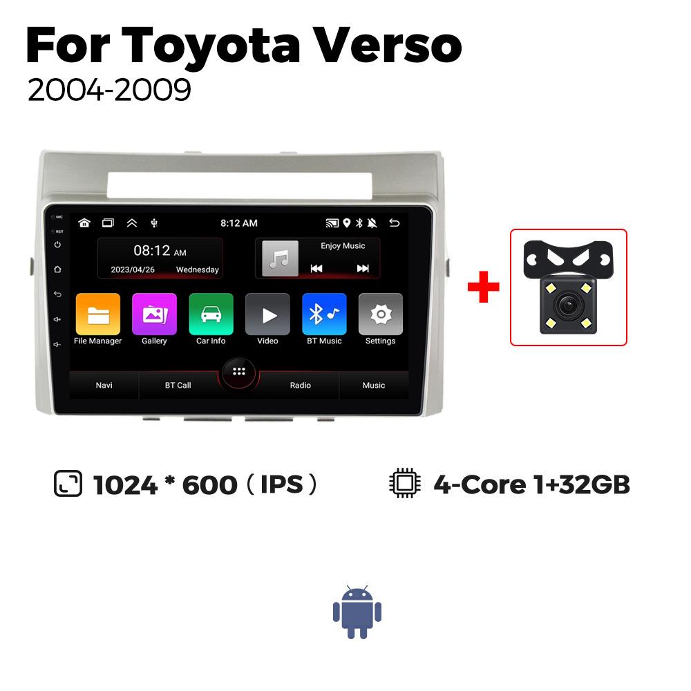 2 Din Android Car Radio 4Core для Toyota Corolla Verso AR10 2004-2009 Мультимедийный Видео Плеер GPS Стерео Carplay Авто Головное Устройство