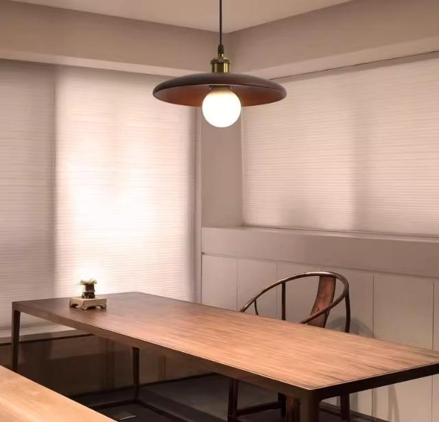 Люстра из дерева в стиле ретро ваби-саби: Лампа для спальни, кабинета, бара или чайной комнаты в японском стиле