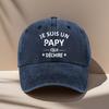 PAPY Fun Print Men Women Vintage Baseball Cap Adjustable Size Sun Hat Outdoor Fishing Grandpa Hat