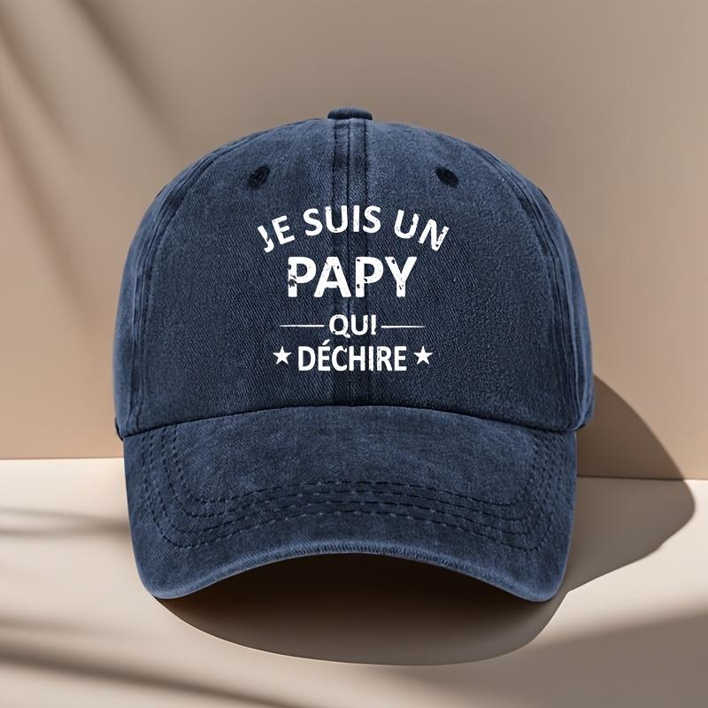 PAPY Fun Print Men Women Vintage Baseball Cap Adjustable Size Sun Hat Outdoor Fishing Grandpa Hat