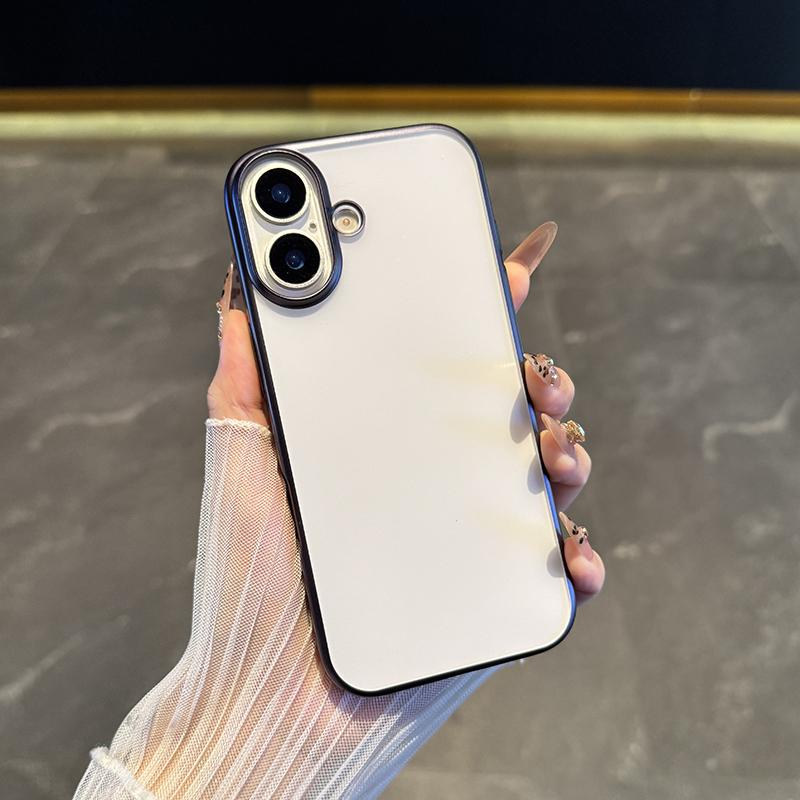 Мужской Женский УФ Матовый Люксовый Прозрачный Чехол для Телефона для iPhone 17 Pro Max Анти-Отпечатки Пальцев Жесткий Ударопрочный Анти-Царапина PC Чехол