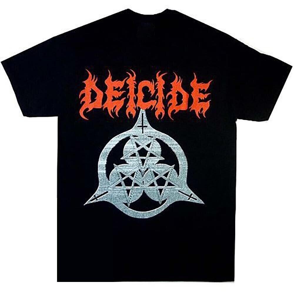 Новый Подарок Для Фанатов DEICIDE Черный Хлопок Унисекс Размер SML 234XL Футболка Унисекс Футболка