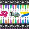 36pcs(72Colors) Dual Ended Two-Tone Acrylic Markers – No Bleeding, Water-Based, Ideal for Rock, Canvas, Wood, Ceramic, Glass