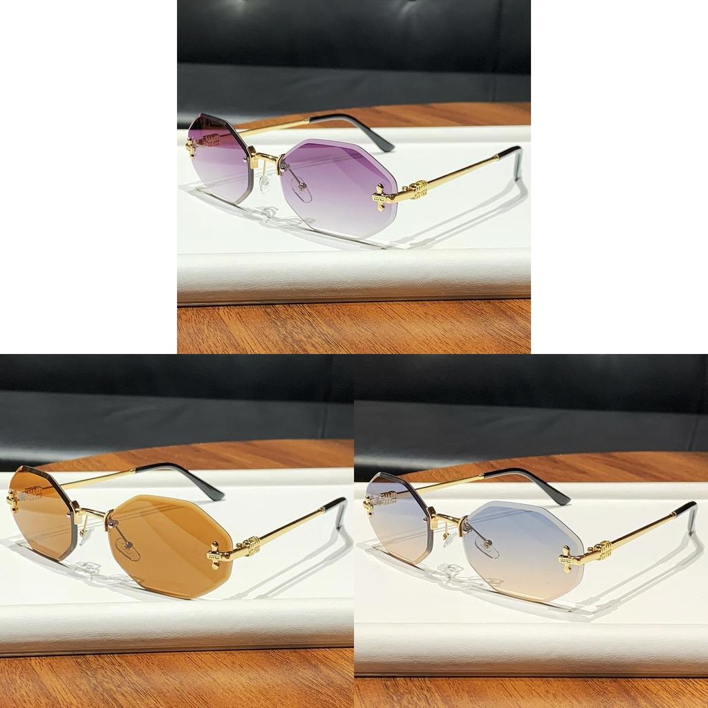 Light Luxury Geometric Square Sunglasses With Uv400 Protection For Fashion Women And Men