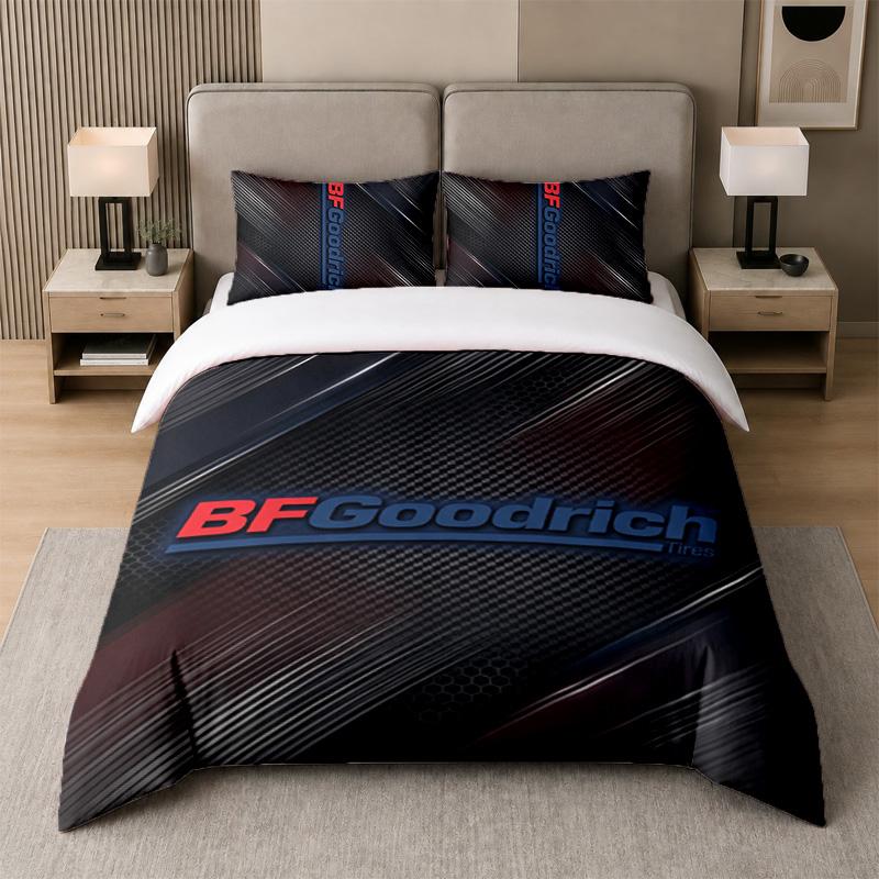 3Pcs Bedding SetBFGoodrich Soft Bed Sheet and Two Pillowcases Home Bedroom Decor