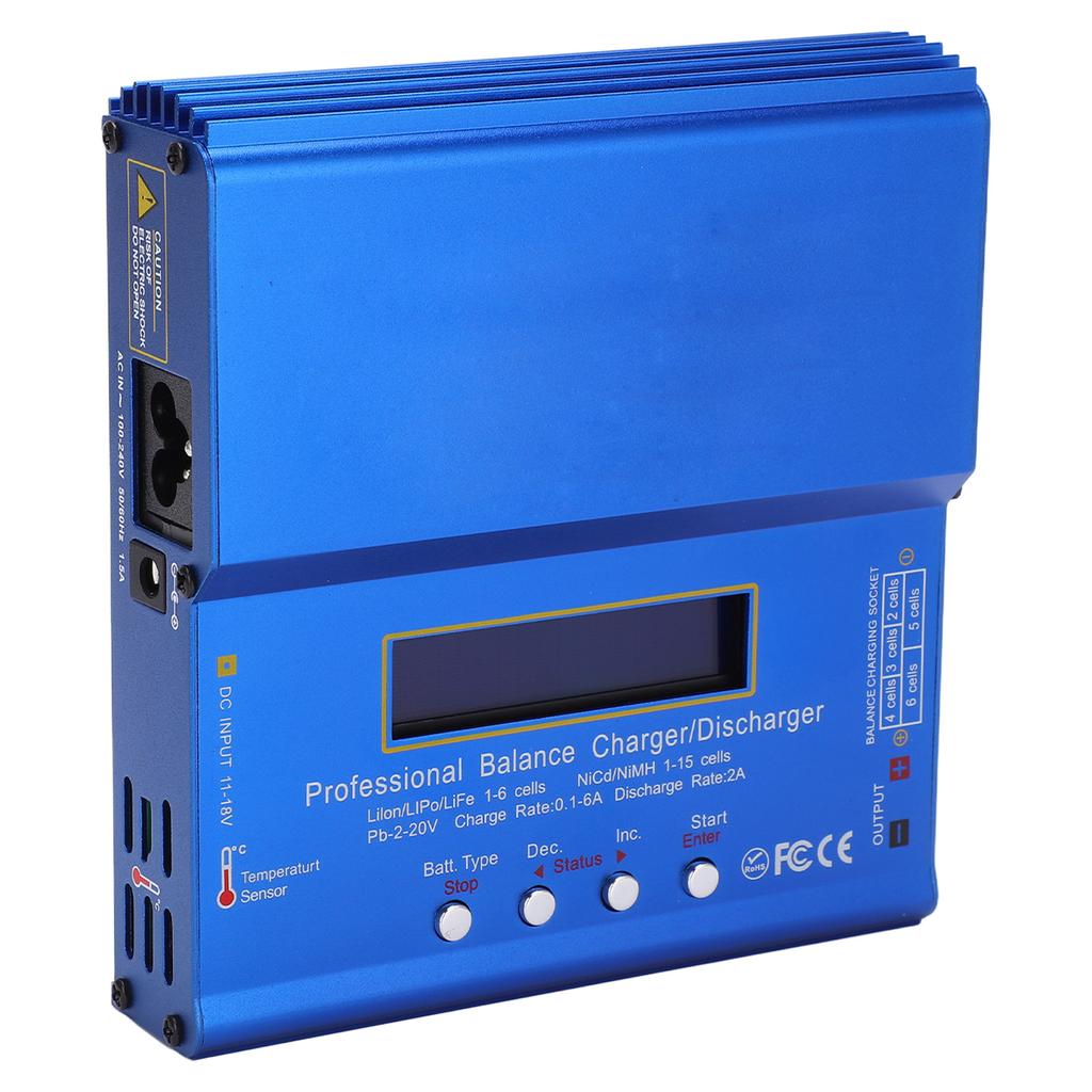IMAX B6AC 80W Lipo Balance Charger LCD Screen Lilon LiFe LiPo NiMH NiCd PB Discharger