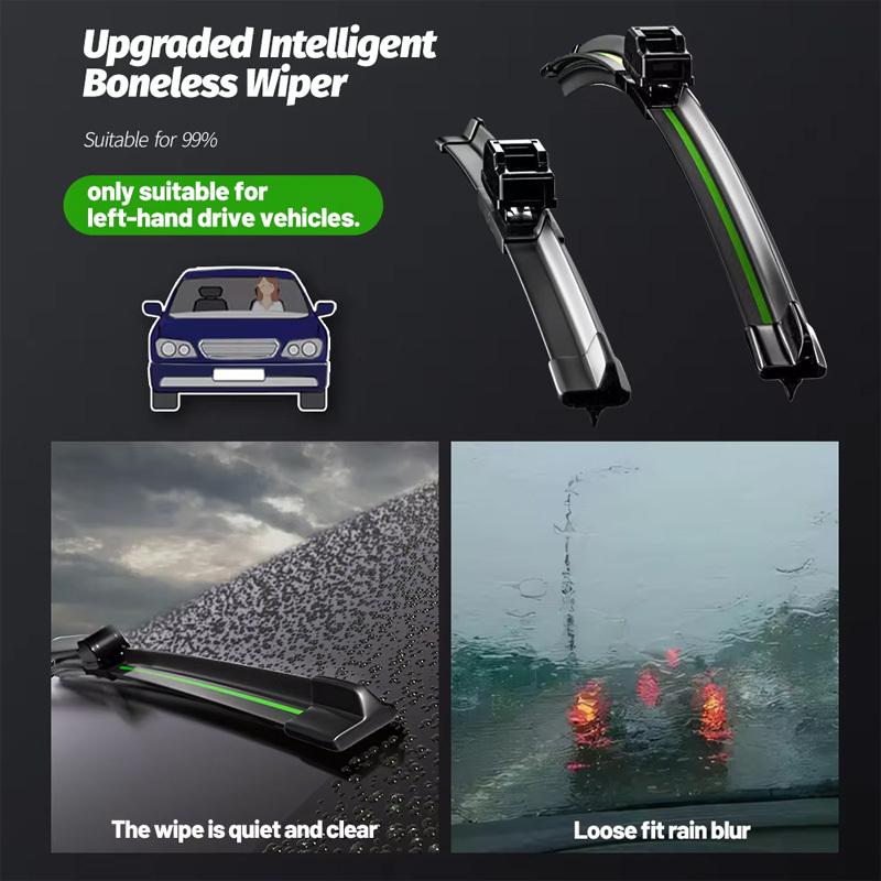 Car Wiper Blade Blades For Fiat Panda 2003-2012 22"+ 16" Windshield Windscreen Clean Naturl Rubber Car Wipers Accessories
