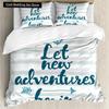 Комплект постельного белья Adventure с тематикой Wilderness Комплект постельного белья Double Queen King Size Комплект постельного белья из полиэстера Наволочка