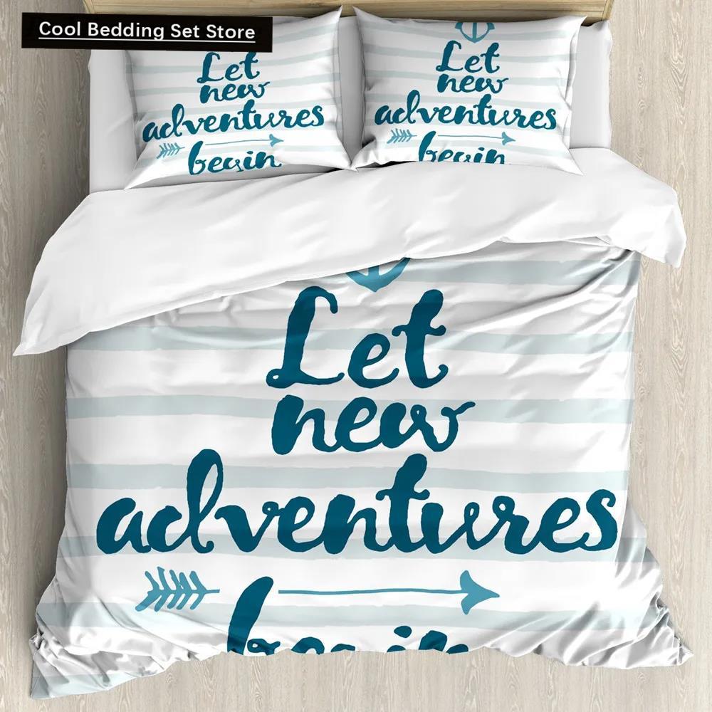Комплект постельного белья Adventure с тематикой Wilderness Комплект постельного белья Double Queen King Size Комплект постельного белья из полиэстера Наволочка