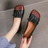 Women's Flat Shoes Fashion Elegant Lightweight Women's Shoes Versatile Outdoor Soft Flat Large Women's Shoes 2024