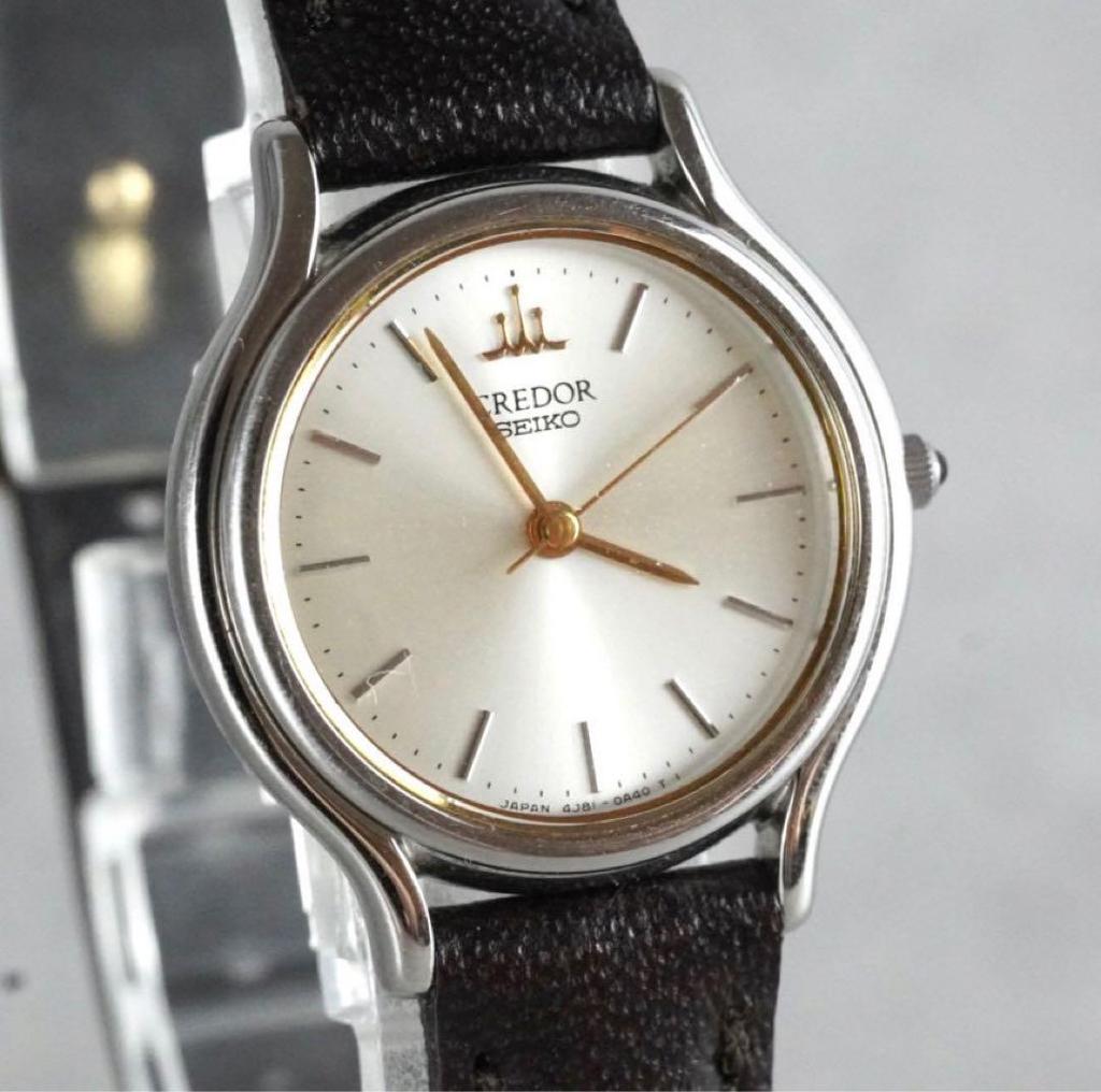[USED] SEIKO Credor 4J81-0A40 Women's Quartz Watch, Working