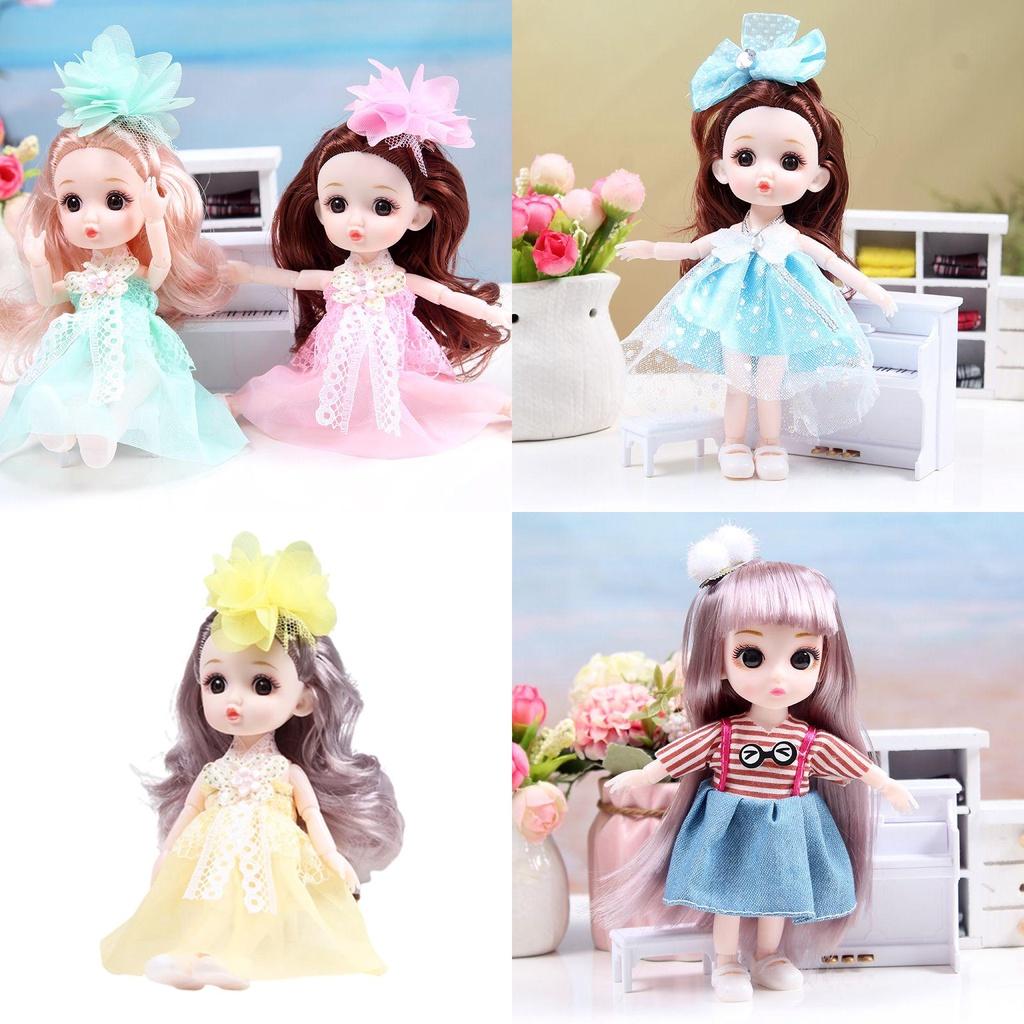Lovely Bjd Princess Dolls With Movable Joints Mini Model Toy Kids Birthday Collection