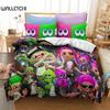 Popular Splatoon 2 Game Printed Bedding Set 3d Cartoon Duvet Cover Set Pillow Case Twin Full Queen King Size Bed Linen Bed Sets