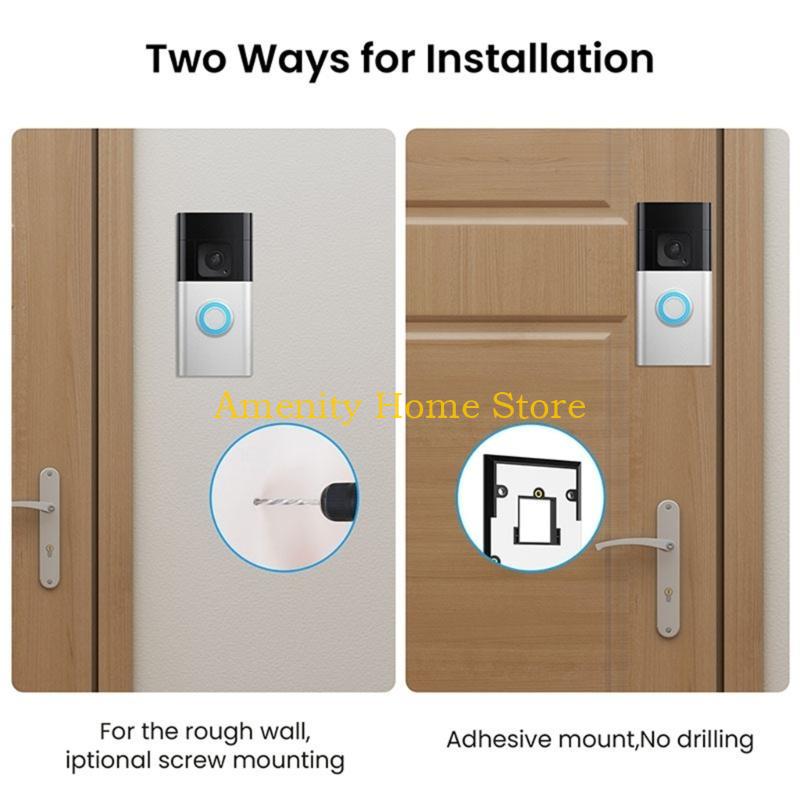 F26C Без сверления Держатели для звонка на батарейках Doorbell Plus и Видеодомофона 3 3 Plus 4 Легкая установка