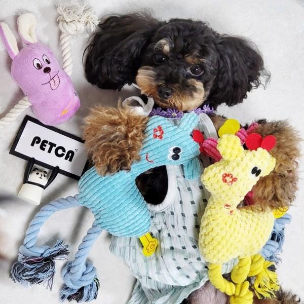 PETCA товары для собак олень буксир играть скрипучая игрушка для собак кукла 4 типа, 1 комплект