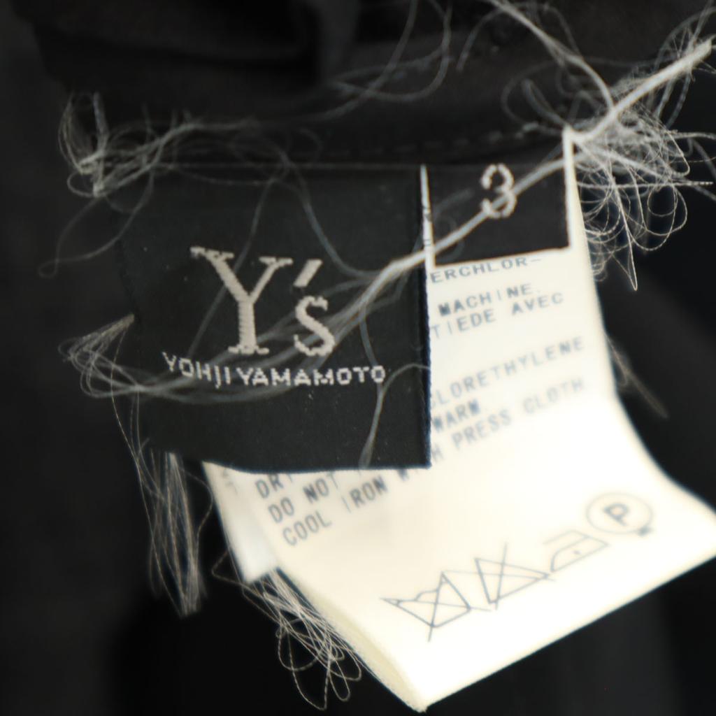 Y's Made In Japan No Sleeve Shirt 3 Black Youji Yamamoto Women Used