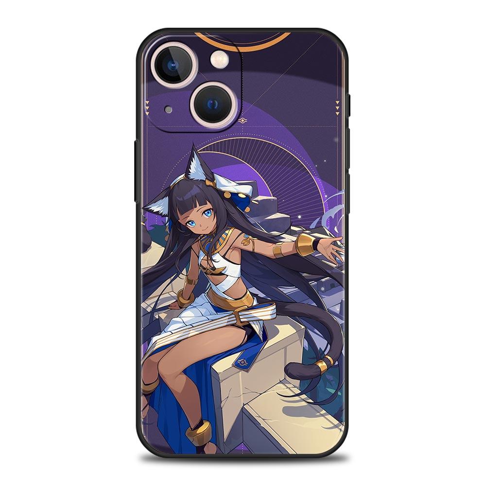 Чехол Honkai Impact 3rd Game Luxury для iPhone 13 15 14 12 11 Pro MAX XR X SE XS 7 8 Plus, черный силиконовый защитный чехол
