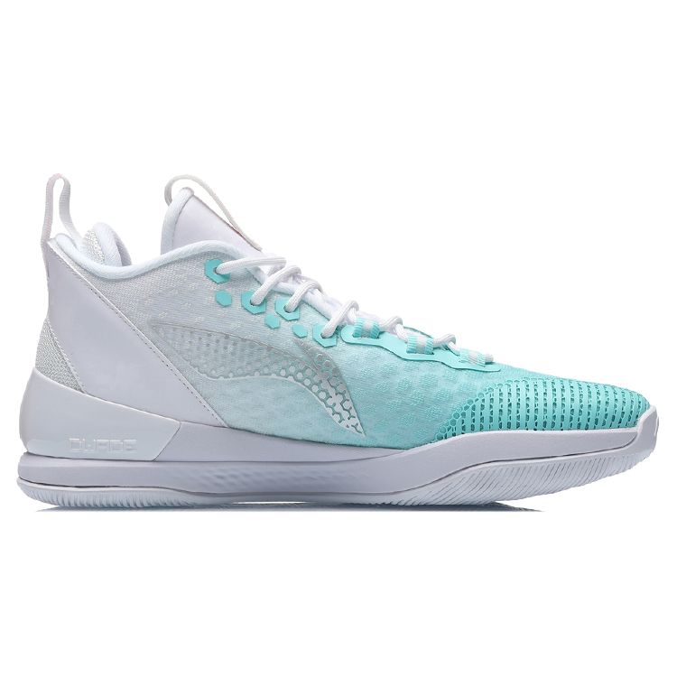 Баскетбольные кроссовки Li Ning Phantom 1 Wade Way Shock Absorbation Rebound Mid-Top унисекс синие белые ABPR015-3