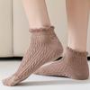 Women Ruffle Short Socks Japanese Fashion Cute Low Cotton Ankle Breathable High Quality Sock