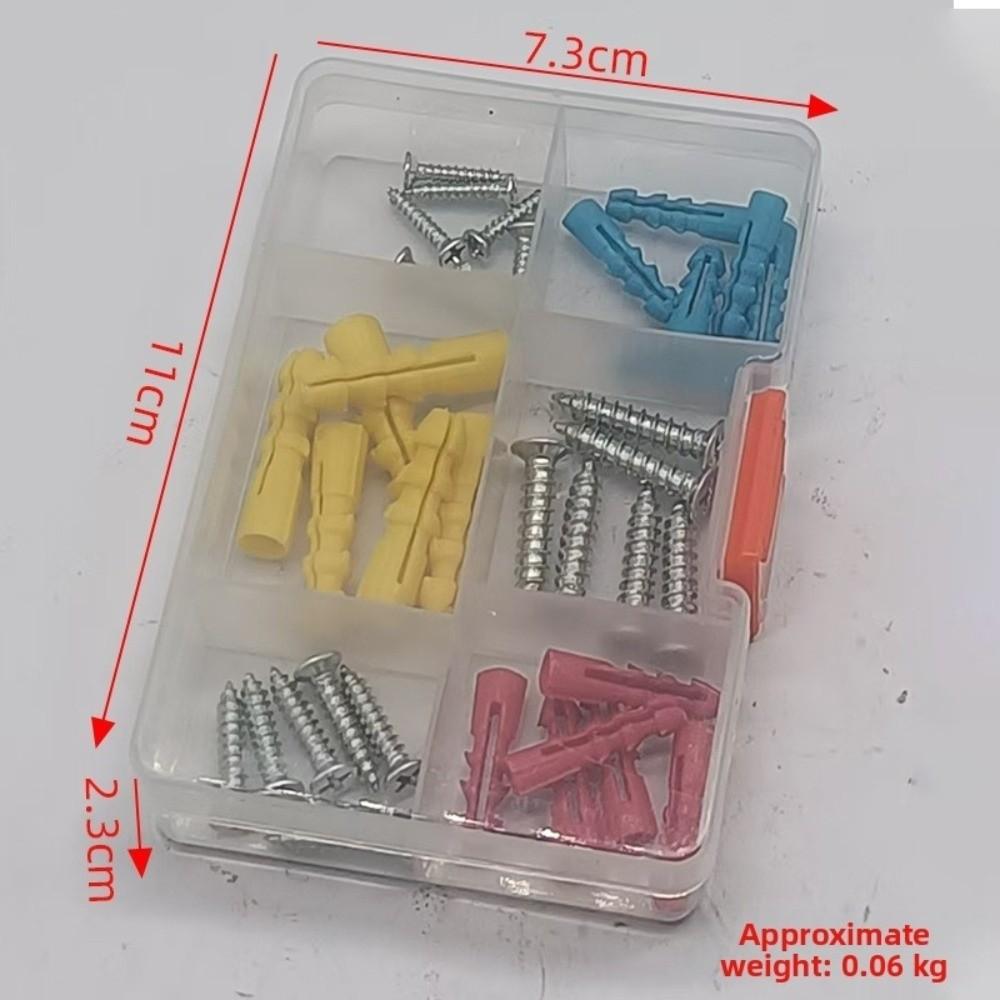 Stainless Steel Expansion Screw Set Ribbed Plastic Electric Tool Screw Set  For Electric Tools