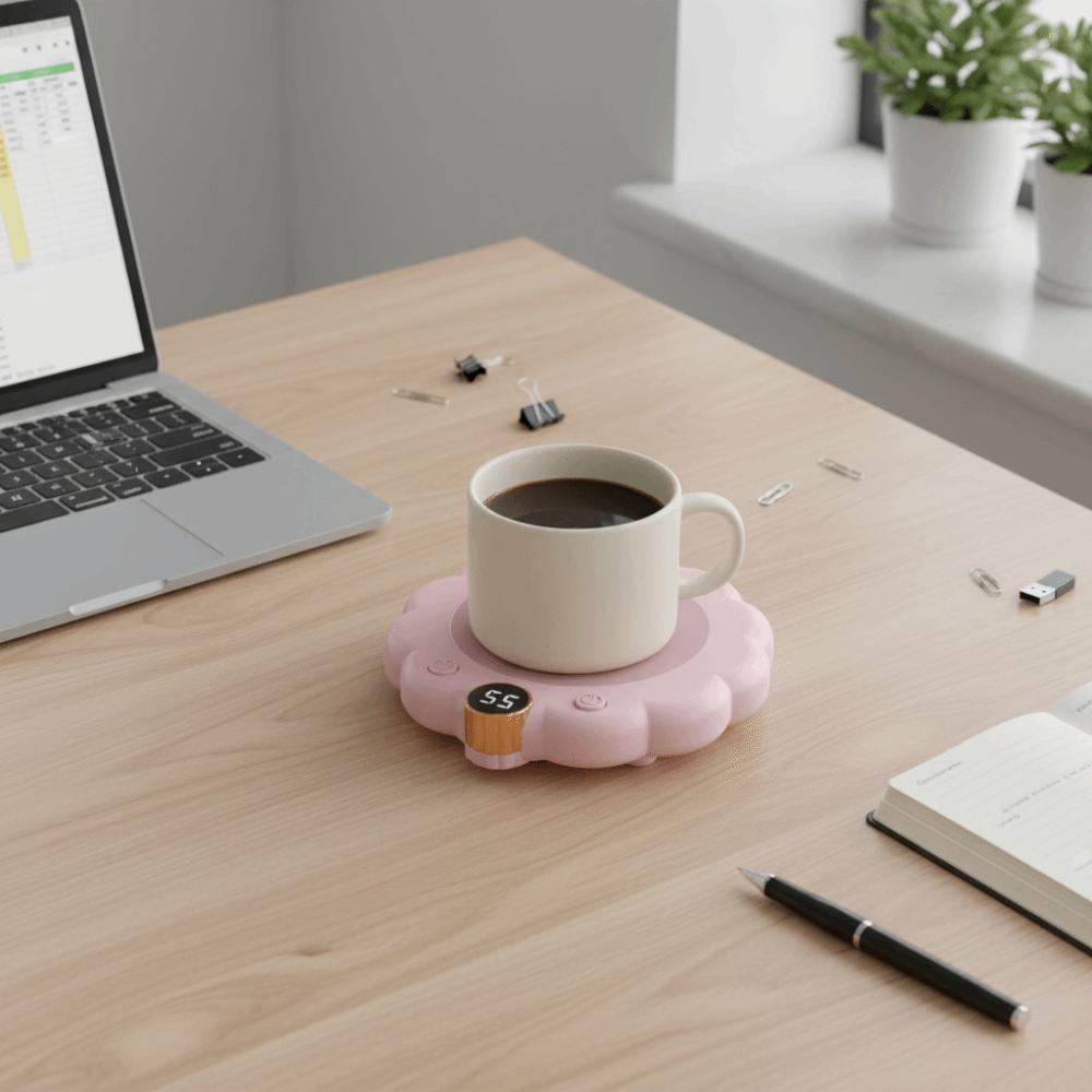 Регулируемая температура Термостатическая подставка Защита от сухого горения Электрическая нагревательная подставка для чашки Общежитие