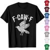 F-CAW-F Women's Casual Letter Print Short-sleeved Top T-shirt