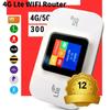 4G LTE WIFI роутер со слотом для SIM-карты, разблокированный модем, 3650 мАч, мини-хотспот для улицы, 150 Мбит/с, мобильный WiFi-роутер, карманный WIFI-роутер для автомобиля