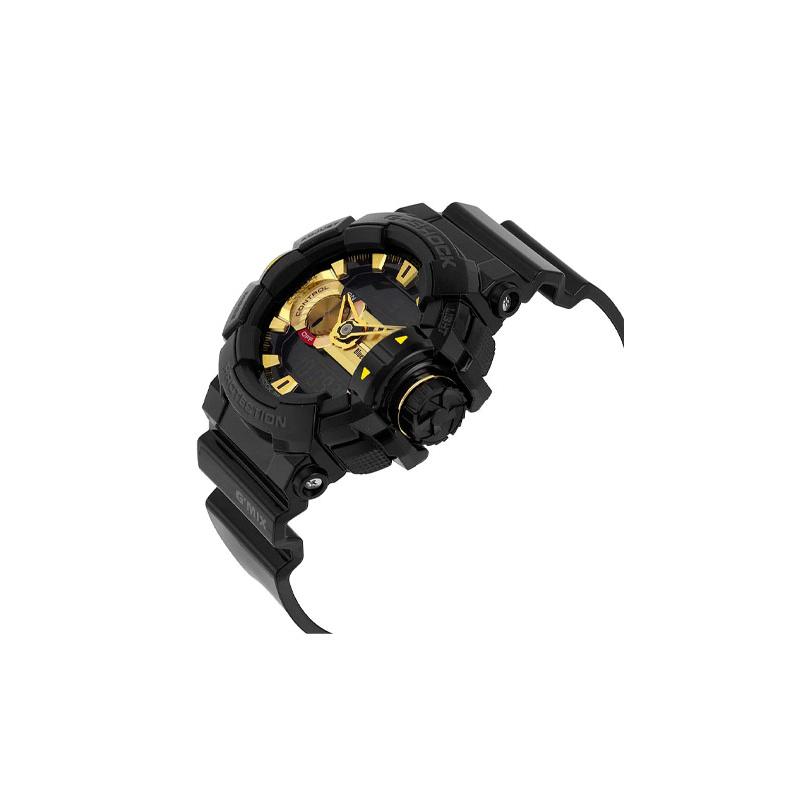 Casio Серия тематических классических черно-золотых часов для дисковых видов спорта, отдыха, водонепроницаемые, ударопрочные, с умным кварцевым механизмом, японские и корейские часы GBA-400-1A9DR
