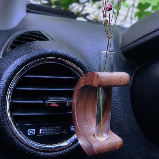 Мини-ваза для цветов Украшение на воздуховод автомобиля Гладкий край без заусенцев Легкая установка