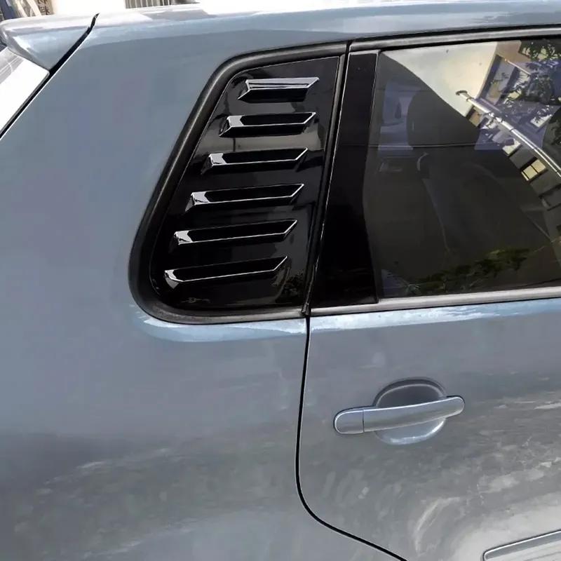 Для Volkswagen VW Polo 5-дверный хэтчбек MK4 9N 2002-2008 АБС-пластик Задняя оконная решетка-воздухозаборник Боковая вентиляционная накладка Автомобильный клей