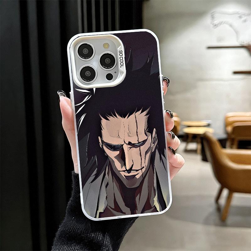Bleach Кемпачи Зараки Мягкий чехол для телефона iPhone 15 16 17 Pro Max 17Air 16E 14 Plus 13 12 Mini Ударопрочный чехол Задняя крышка