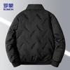 ROMON Men's Thickened Fleece-lined Stand Collar Padded Jacket ZH2588
