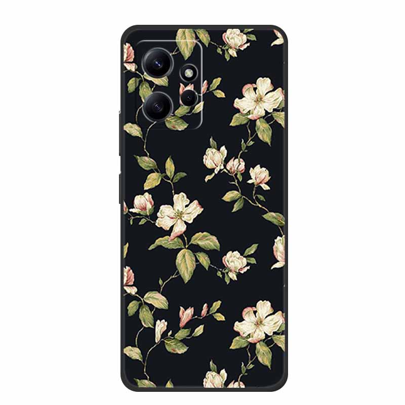 For Xiaomi Redmi Note 12 4G Case Animals Soft Silicone TPU Phone Cases Back Cover for Redmi Note12 4G Fashion 23021RAA2Y Fundas