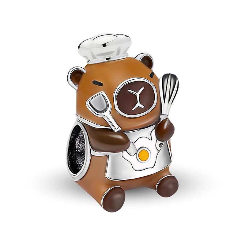 Медно-розовый фен-коала, подвеска-шарм «Оленёнок» для женщин, браслеты «Сделай сам», высококачественная персонализированная изысканная бижутерия